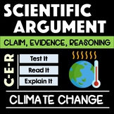 Climate Change CER with Claim Evidence and Reasoning