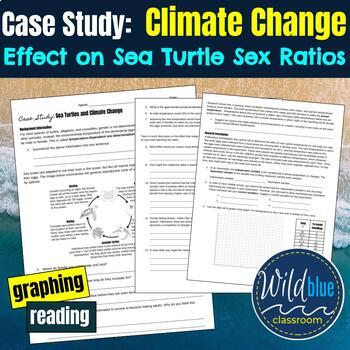 Preview of Climate Change Case Study | Sea Turtles | Environmental Worksheet