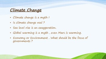 environment debate topics for kids