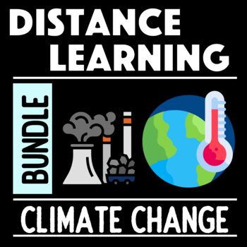 Preview of Climate Change Digital Learning Bundle