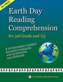 Preview of Earth Day Reading Comprehension PDF Passages with Questions