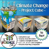Climate Change ~ Global Warming ~ 3D Research Project Cube