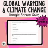 Climate Change & Global Warming Comprehension Quiz