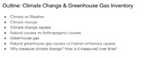 Climate Change &  Greenhouse Gas Inventory - SS Fundamenta