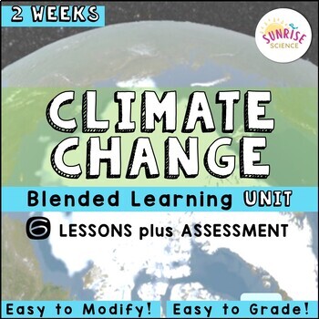 Preview of Climate Change Unit | Greenhouse Gases | Carbon Dioxide | Sea Level Rise