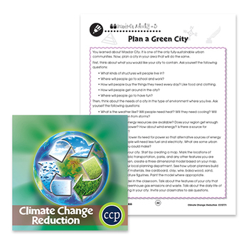 Preview of Climate Change: Reduction: Plan a Green City - BONUS WORKSHEETS