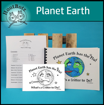 Preview of Global Warming | Sustainable Living | Printable Book | Reader's Theater Script