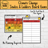 Climate Change Snakes and Ladders Board Game
