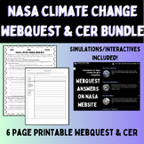 Climate Change Webquest and CER Bundle