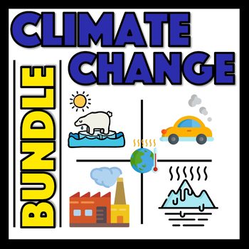 Preview of Climate Change and Global Warming Bundle for Middle School