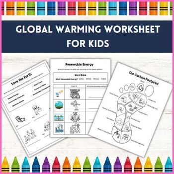 Preview of Climate Change Worksheets and Global Warming Environment and Activities Book