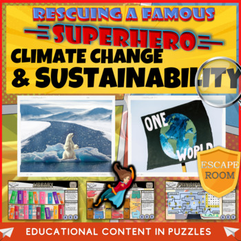 Preview of Climate Change and Sustainability Escape Room