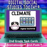 Climate Digital Social Studies Toothy® Task Cards | Distan