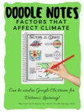 Climate Doodle Notes& Anchor Chart Poster (Earth Science)