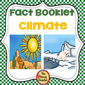 Preview of Climate Fact Booklet | Nonfiction | Comprehension | Craft
