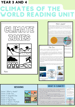 Preview of Climate Reading Unit- Science of Reading