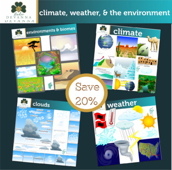 Preview of Climate Weather And The Environment Clip Art Bundle