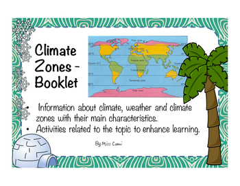 climate zones worksheet teaching resources teachers pay teachers