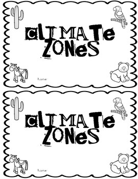 Preview of Climate Zones Booklet