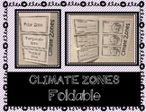 Climate Zones -  Interactive Notebook / Foldable