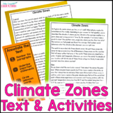 Climate Zones Informational Text & Activities - Science Cl