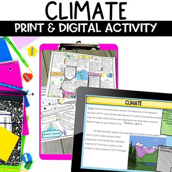 Preview of Climate Zones and Change Activity