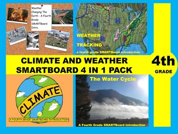 Preview of Climate and Weather 4 in 1 Pack for 4th Grade