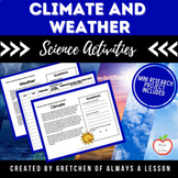 Climate and Weather- Science Activities