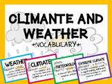 Climate and Weather Vocabulary Posters
