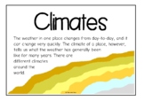 Climates Around the World | Information Poster Set/Anchor Charts