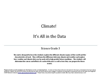 Preview of Climates! It's All in the Data