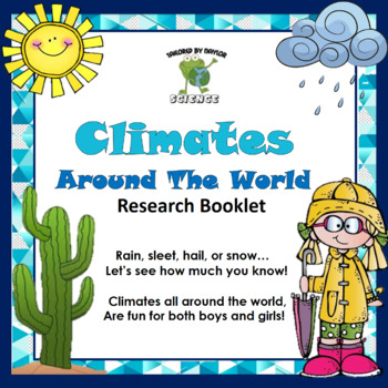 Preview of Climates: Research Booklet