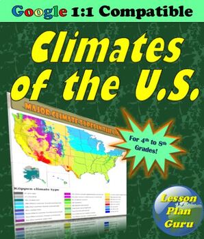 Preview of Climates of the U.S. Lesson Plan | Social Studies | U.S. Geography