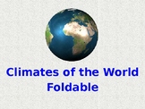 Climates of the World Foldable