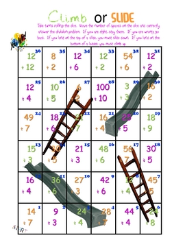 climb or slide super fun division game by once upon a creative classroom