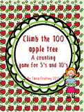 Skip counting in  5's and 10's- Climb the 100 Apple tree