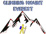 Climbing Mount Everest Mid Year Math Review