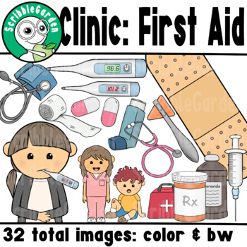 Preview of Clinic: First Aid ClipArt