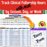 Clinical Fellowship Hour Tracking Log: Hourly, Daily, or W