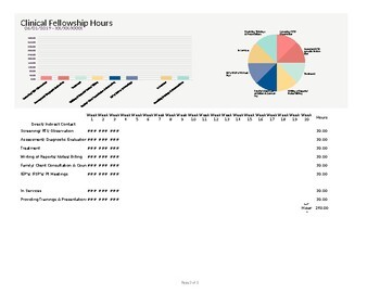 Preview of SLP Clinical Fellowship (CF) Hours Tracker