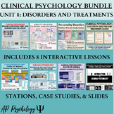 Clinical Psychology Bundle of 8 Lessons: Disorders & Treat
