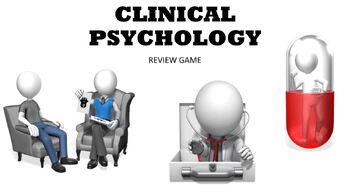 Preview of Clinical Psychology PowerPoint Review Game for Psychology
