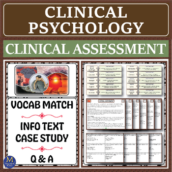 Preview of Clinical Psychology Series: Clinical Assessment