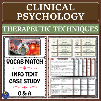 Preview of Clinical Psychology Series: Therapeutic Techniques