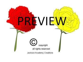 Preview of Carnation Flower Clip Art