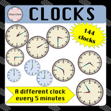 Clip Art -  144 different clocks