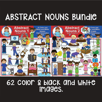 Preview of Clip Art - Abstract Nouns Bundle