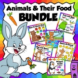 Clip Art Animals and their Food | Clipart BUNDLE
