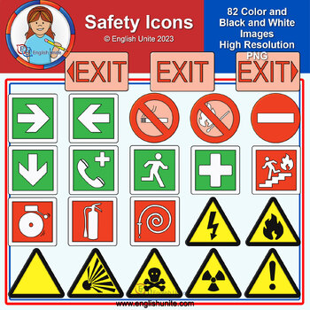 Preview of Clip Art - Safety Icons