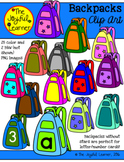 Clip Art: Backpacks